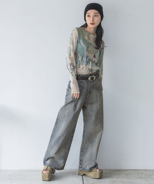 ジーナシスFieldコラージュシアーLS JEANASIS（ジーナシス）の「FieldコラージュシアーLS（）」 - WEAR