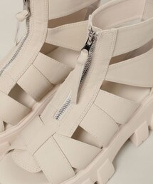 JEANASIS ZIPグラディエーターサンダル　ジーナシス JEANASIS（ジーナシス）の「ZIPグラディエーターサンダル