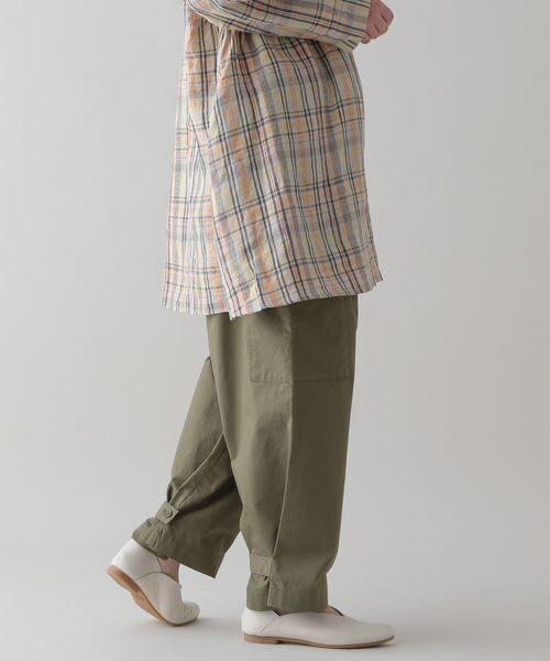 studio CLIP（スタディオクリップ）の「《natural by clip》コンパクトチノカーゴパンツ（パンツ・ピンク(WEB限定)/オフホワイト11/ブラック19/カーキ78・F）」の15枚目の写真