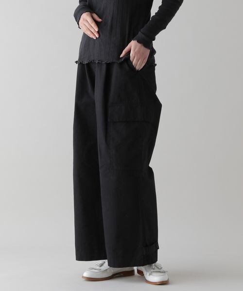 studio CLIP（スタディオクリップ）の「《natural by clip》コンパクトチノカーゴパンツ（パンツ・ピンク(WEB限定)/オフホワイト11/ブラック19/カーキ78・F）」の14枚目の写真