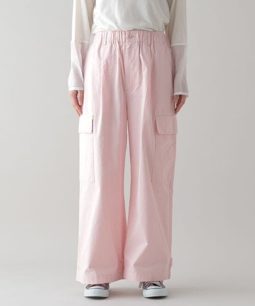 studio CLIP（スタディオクリップ）の「《natural by clip》コンパクトチノカーゴパンツ（パンツ・ピンク(WEB限定)/オフホワイト11/ブラック19/カーキ78・F）」の16枚目の写真