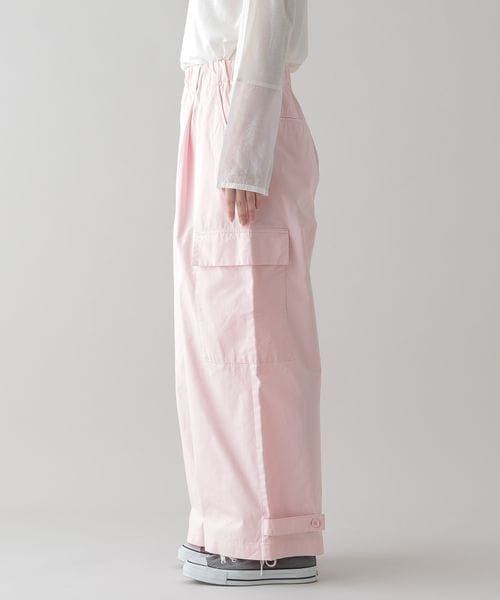 studio CLIP（スタディオクリップ）の「《natural by clip》コンパクトチノカーゴパンツ（パンツ・ピンク(WEB限定)/オフホワイト11/ブラック19/カーキ78・F）」の17枚目の写真