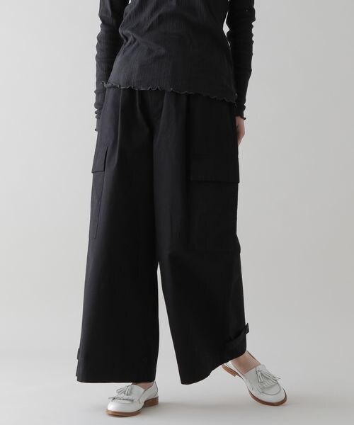 studio CLIP（スタディオクリップ）の「《natural by clip》コンパクトチノカーゴパンツ（パンツ・ピンク(WEB限定)/オフホワイト11/ブラック19/カーキ78・F）」の12枚目の写真