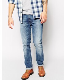 Nudie Jeans | Nudie Jeans Thin Finn Slim Fit Indigo Fusion Light(デニムパンツ)