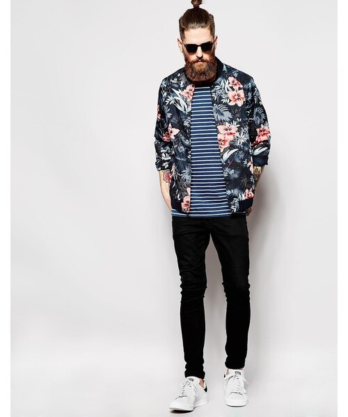 SCOTCH & SODA（スコッチ アンド ソーダ）の「Scotch & Soda T-Shirt with Stripe（Tシャツ/カットソー・メンズ・blue・S-Chest 36-38"/M-Chest 38-40"/L-Chest 40-42"/XL-Chest 42-44"/XXL-Chest 44-46"）」の4枚目の写真