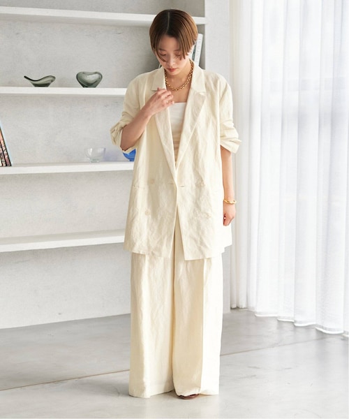 plage（プラージュ）の「《予約》VIS/LINEN DB ジャケット