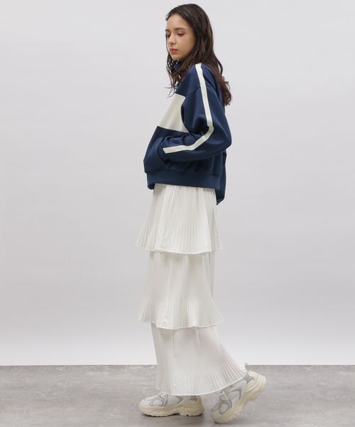 LAKOLE(ラコレ)の「ケシプリーツティアードスカート(スカート・グレー15/ブラック19/アイボリー52・S/M)」の15枚目の写真