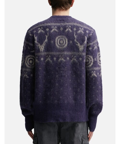 South2 West8（サウスツーウェストエイト）の「Loose Fit Crewneck Cardigan（その他・メンズ・B-Purple・S/M/L/XL）」の4枚目の写真