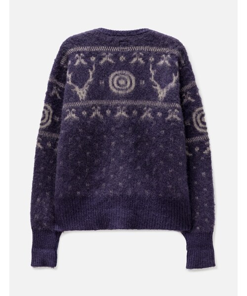 South2 West8（サウスツーウェストエイト）の「Loose Fit Crewneck Cardigan（その他・メンズ・B-Purple・S/M/L/XL）」の2枚目の写真