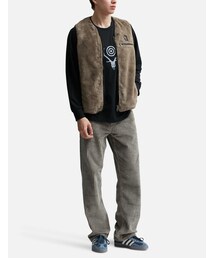 South2 West8（サウスツーウェストエイト）の「Micro Fur Piping Vest
