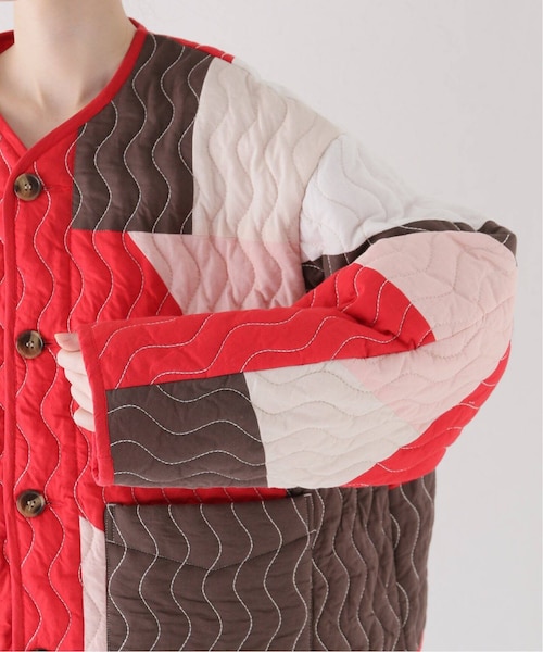 FRAMeWORK（フレームワーク）の「パッチワークキルティングブルゾン
