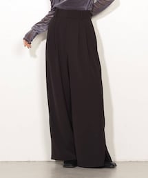 Lui's | ハイウエストサイドベンツスリットワイドパンツ(パンツ)