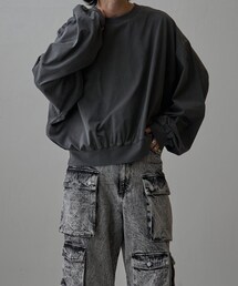 Lui's | ピグメントルーズフィットL/Sカットソー(Tシャツ/カットソー)