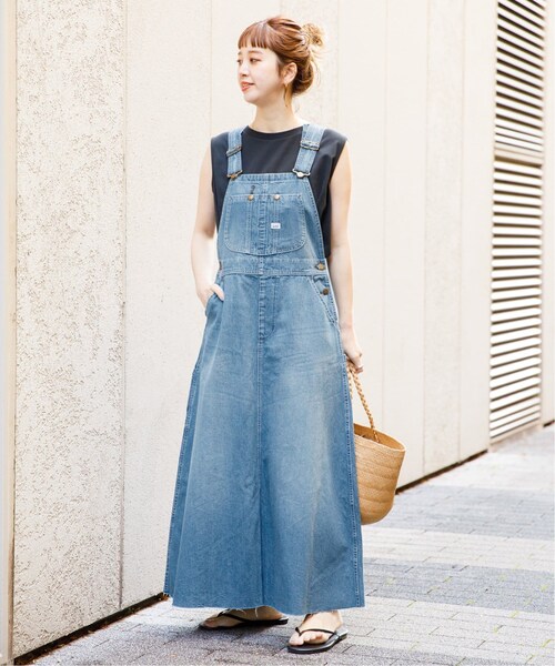 LEE 別注MIYAKO.Tデニムサロペットスカート B.C STOCK（ベーセーストック）の「《予約》別注MIYAKO.T デニム