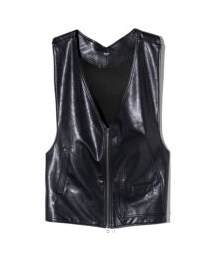 glamb（グラム）の「GB0224/JKT04 : Astro Leather Vest / アストロレザーベスト（その他・メンズ）」