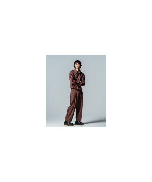 GB0224/P20 : One Tuck Line Jersey Pants / ワンタックラインジャージパンツ
