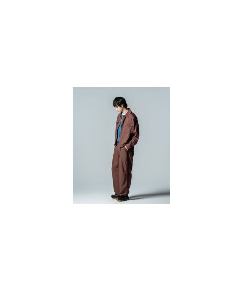GB0224/P20 : One Tuck Line Jersey Pants / ワンタックラインジャージパンツ
