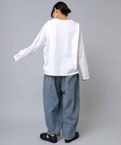 UNDERCOVER but beautiful 釘 レース切り替え ロンT UNDERCOVER but beautiful 釘 レース切り替え ロンT