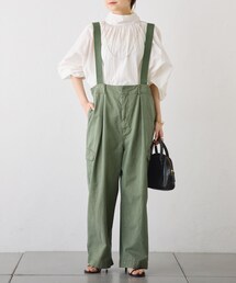 PUAL CE CIN | サスペンダー付きカーゴパンツ(パンツ)