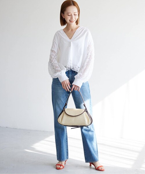 SLOBE IENA♡今季 即完売 スカラップ ブラウス SLOBE IENA（スローブイエナ）の「《予約》LACE ブラウス（）」 - WEAR