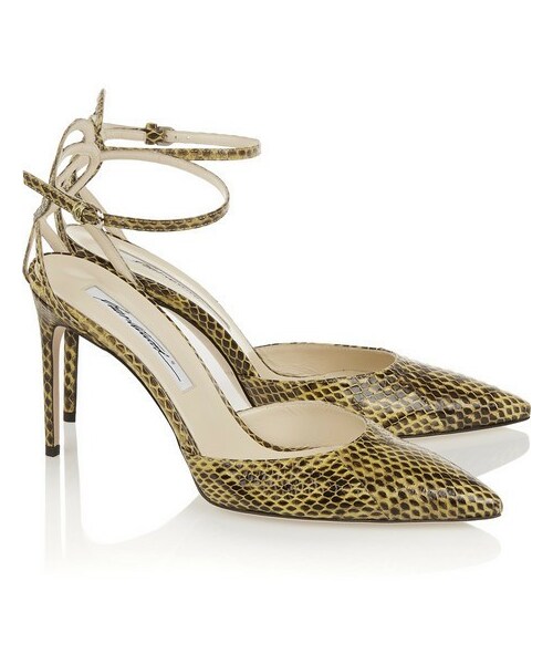 Brian Atwood（ブライアンアトウッド）の「Brian Atwood Celeste elaphe pumps（パンプス・レディース・Yellow・IT36.5/IT37.5/IT38/IT38.5/IT39/IT39.5/IT40）」の2枚目の写真