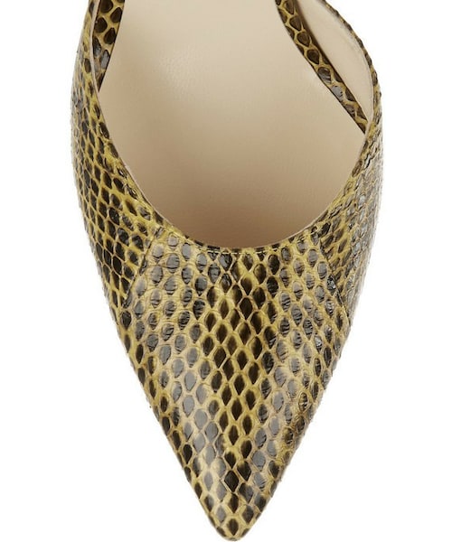 Brian Atwood（ブライアンアトウッド）の「Brian Atwood Celeste elaphe pumps（パンプス・レディース・Yellow・IT36.5/IT37.5/IT38/IT38.5/IT39/IT39.5/IT40）」の4枚目の写真