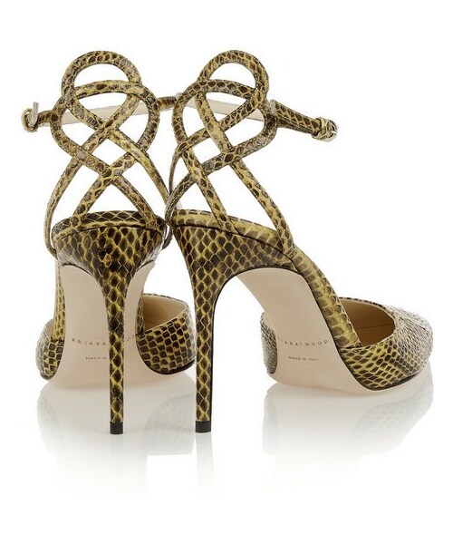 Brian Atwood（ブライアンアトウッド）の「Brian Atwood Celeste elaphe pumps（パンプス・レディース・Yellow・IT36.5/IT37.5/IT38/IT38.5/IT39/IT39.5/IT40）」の6枚目の写真