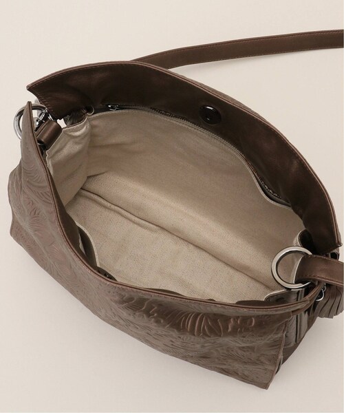 HIROB（ヒロブ）の「Flamenco Bag（バッグ・ブラウン/(020)/フリー/残り1点）」の9枚目の写真