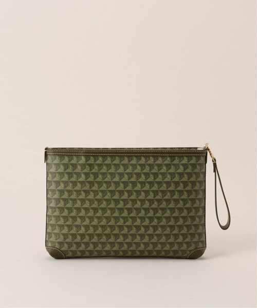 MUSE de Deuxieme classe（ミューズデドゥーズィエムクラス）の「HINDMARCH POCHETTE WINK（バッグ・カーキ/(036)/フリー/在庫なし）」の5枚目の写真