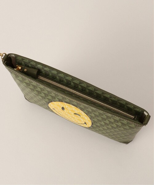 MUSE de Deuxieme classe（ミューズデドゥーズィエムクラス）の「HINDMARCH POCHETTE WINK（バッグ・カーキ/(036)/フリー/在庫なし）」の7枚目の写真