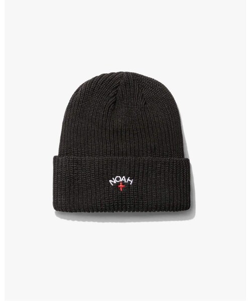 NOAH(ノア)の「Core Logo Beanie(帽子・ブラック/(001)/フリー/在庫あり)」の1枚目の写真