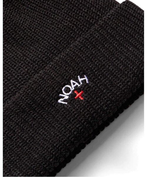NOAH(ノア)の「Core Logo Beanie(帽子・ブラック/(001)/フリー/在庫あり)」の2枚目の写真