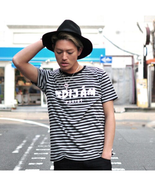 EDIJAM（エディジャム）の「EDIJAM Rough logo TS（Tシャツ/カットソー・メンズ・その他）」の4枚目の写真