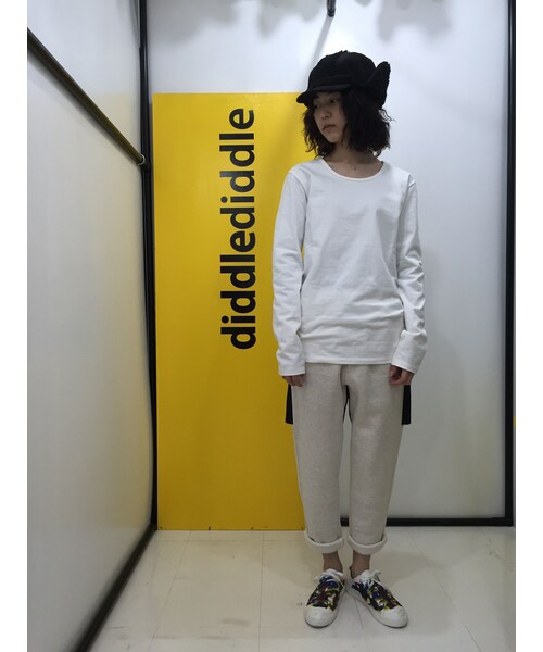 diddlediddle(ディドルディドル)の「【2015-16 AUTUMN/WINTER COLLECTION】KITTO CUT SEWN / 11 WHITE(Tシャツ/カットソー・メンズ・その他)」の2枚目の写真