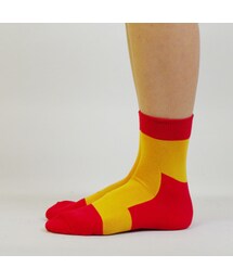diddlediddle | SHOP別注カラー LET'S GO SOCKS / 32 RED YELLOW(ソックス/靴下)