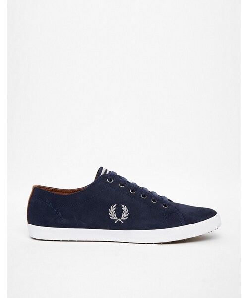 FRED PERRY（フレッドペリー）の「Fred Perry Kingston Suede Plimsolls（スニーカー・メンズ・blue・US 11/US 12/US 10/US 7/US 13/US 8/US 9）」の3枚目の写真