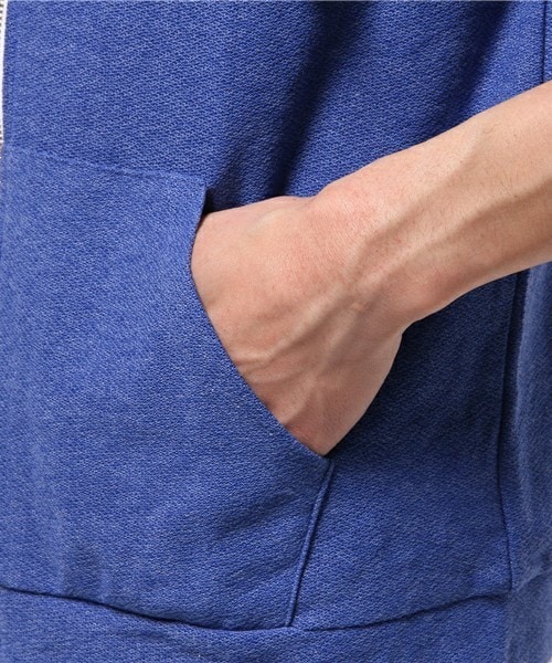 UNION STATION（ユニオンステーション）の「七分カットパーカー（パーカー・メンズ・ホワイト/ブルー/ネイビー・MEDIUM/LARGE/LL）」の12枚目の写真