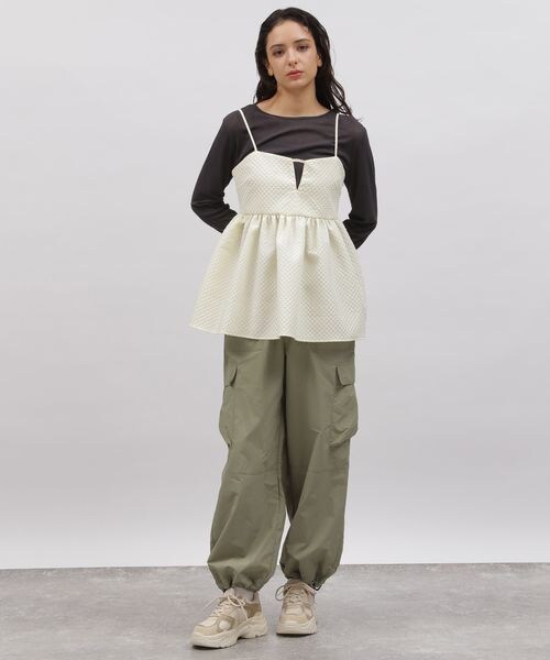 LAKOLE（ラコレ）の「ブラカットフクレジャガードキャミ（）」 - WEAR