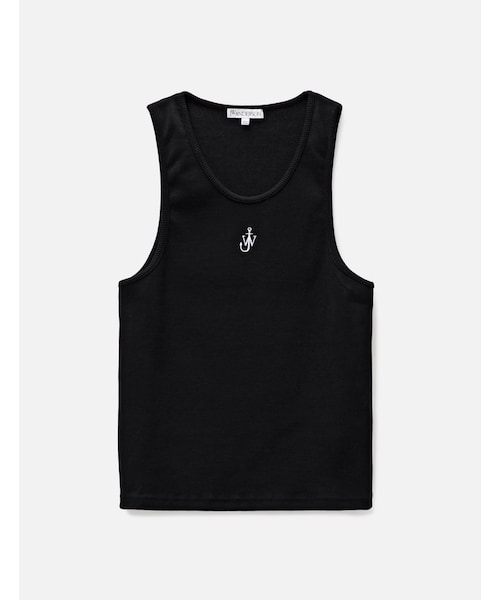 TANK TOP WITH ANCHOR LOGO EMBROIDERY
