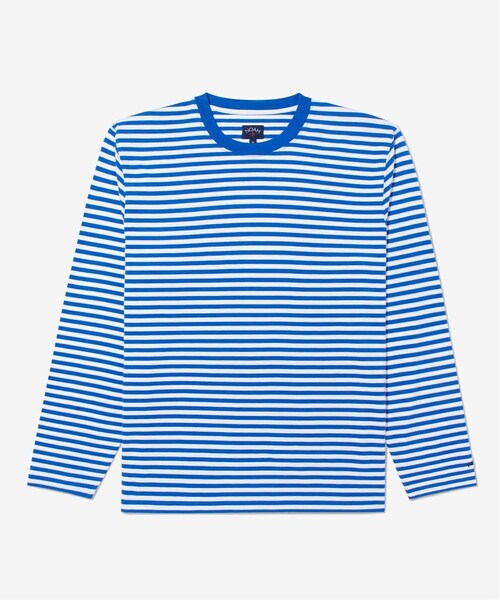 NOAH(ノア)の「Ls Striped Top(トップス・ブラック/(001)/XS/在庫なし/S/残り3点/M/残り1点/L/在庫あり/XL)」の2枚目の写真