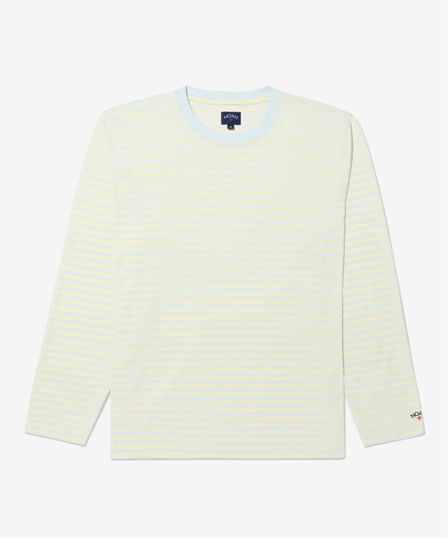 NOAH(ノア)の「Ls Striped Top(トップス・ブラック/(001)/XS/在庫なし/S/残り3点/M/残り1点/L/在庫あり/XL)」の3枚目の写真