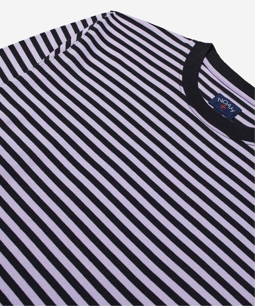 NOAH(ノア)の「Ls Striped Top(トップス・ブラック/(001)/XS/在庫なし/S/残り3点/M/残り1点/L/在庫あり/XL)」の4枚目の写真