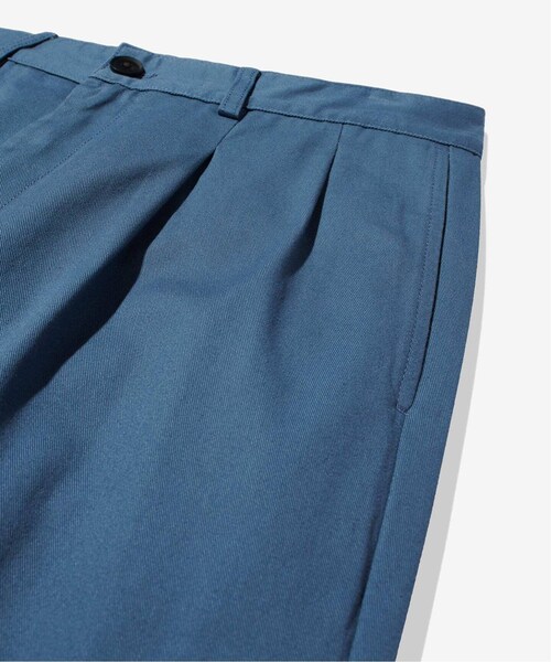 NOAH(ノア)の「Twill Double-Pleat Pants(パンツ・ブラウン/(020)/28/残り1点/30/残り2点/32/34)」の8枚目の写真