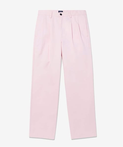 NOAH(ノア)の「Twill Double-Pleat Pants(パンツ・ブラウン/(020)/28/残り1点/30/残り2点/32/34)」の3枚目の写真