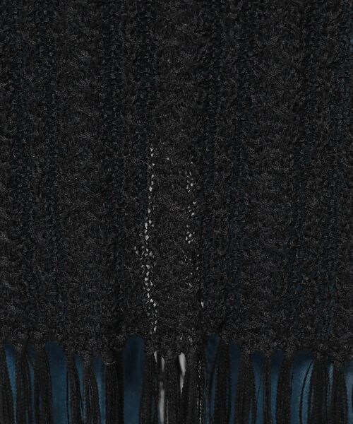 LEPSIM（レプシィム）の「7ゲージフリンジニットスカート（スカート・オフホワイト08/ブラック09・FREE SIZE）」の18枚目の写真