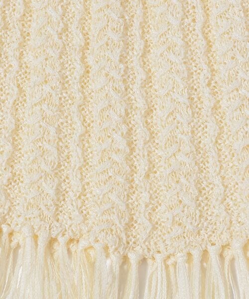 LEPSIM（レプシィム）の「7ゲージフリンジニットスカート（スカート・オフホワイト08/ブラック09・FREE SIZE）」の19枚目の写真