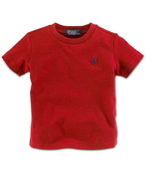 RALPH LAUREN（ラルフ ローレン）の「Ralph Lauren Baby Boy Crew Neck Tee（Tシャツ/カットソー・キッズ・New Red/White/French Navy/Andover Heather・18 months/24 months/12 months/9 months）」の3枚目の写真