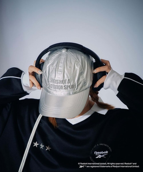 CIAOPANIC TYPY(チャオパニックティピー)の「【Reebok別注】3D刺繍キャップ(キャップ・レディース・ブルー/シルバー・ONE)」の2枚目の写真