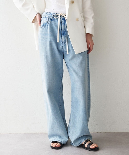 Whim Gazette（ウィムガゼット）の「ドロストデニムパンツ（デニム