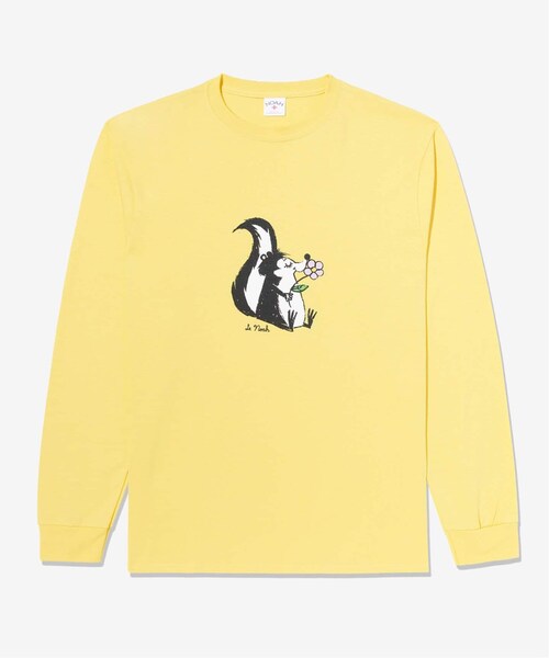 NOAH(ノア)の「Skunk Tee(トップス・ホワイト/(010)/S/在庫なし/M/残り3点/L/XL/残り1点)」の2枚目の写真